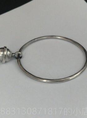 正品时尚古做复旧民铃铛风闭口款足银手工原创私人订制999纯银手