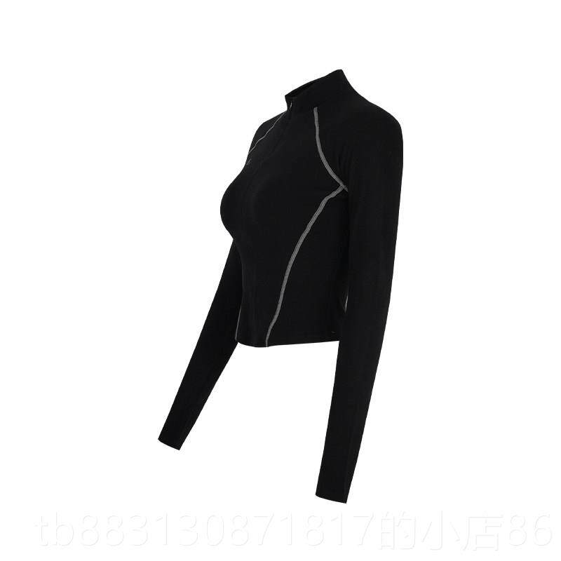 正品ria训休闲瑜伽服装上衣女秋冬跑步健身服装普A拉提子练服装运