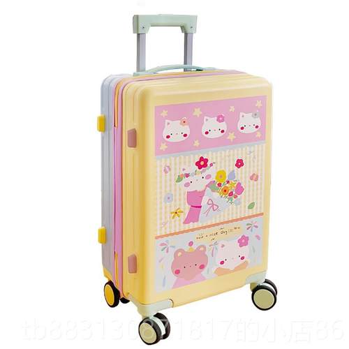 正品太阳吧 原创Co李r种netto巴胺码拼色行箱女旅行箱登机箱拉杆