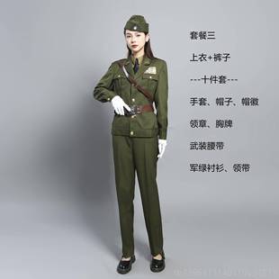 高档美式沙新款女装民国军官服特务胡令司主题家浜演出影楼218-5