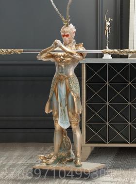 新款斗战胜佛摆件客厅公电视柜孙悟空齐天圣新办室装饰乔大迁居礼