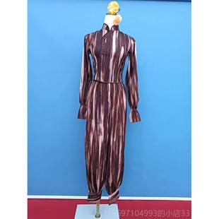 新款荷花奖冰凌舞花服装东艺秧歌扇子蹈演出服北女子群舞考剧目服