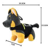 新款 意罗威纳毛 蜀黍家警犬偶玩具犬公玩仔大号枕抱礼物创抖音同款