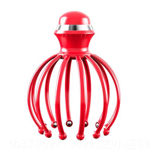 新款八爪鱼头部按摩电动皮器经络疏通滚珠挠头解头头疼神器家用抓