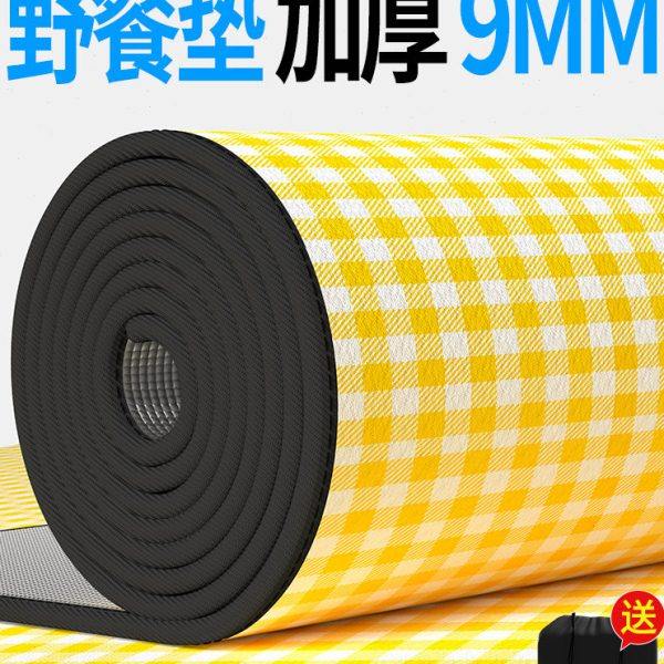 野餐垫户外露营帐篷睡垫加厚防水便携沙滩垫野炊郊游草坪防潮垫子