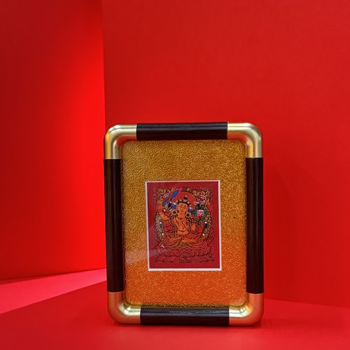 【汪姐粉丝专享】文殊小摆台  大师亲笔手绘！！！