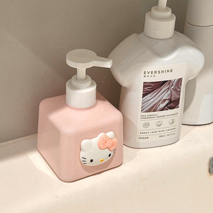按压式分装瓶宿舍洗手液沐浴露按压器可爱洗洁精空瓶2026年新款