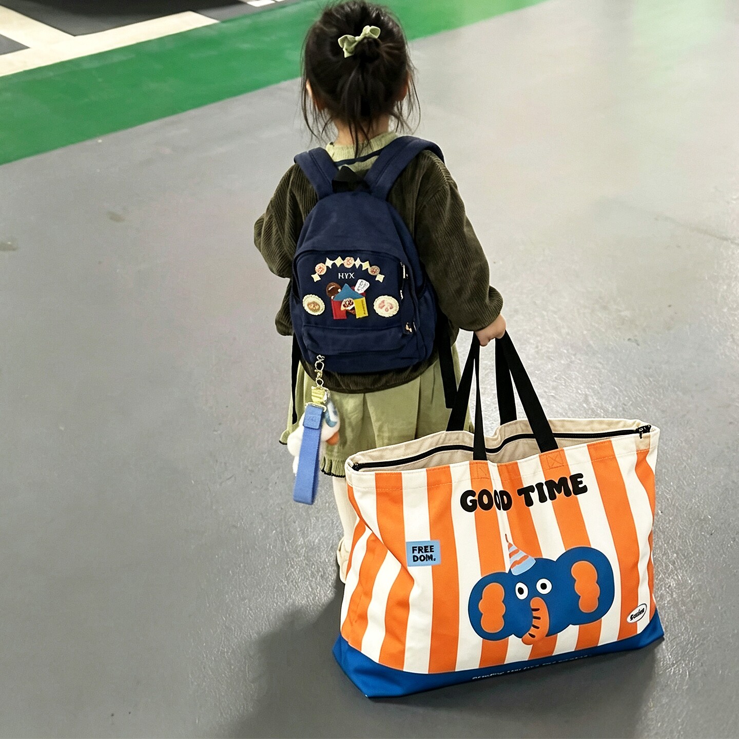 幼儿园被子收纳袋儿童专用卡通可爱入园用品装被子三件套手提袋子