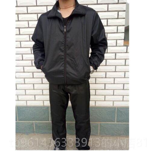 高档春夏薄款男女防防水厨师保洁汽防玻纤修劳保工作油磨服套装耐