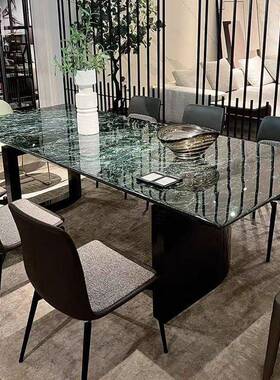 大花绿意大利进意式极简轻奢餐级桌保E072cmXXL高环36口mm厚