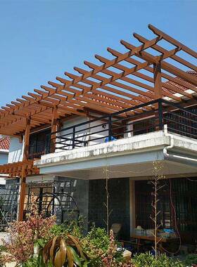 源头工厂走廊栈铝合金葡萄仿木外纹道MCI园林户架景观庭院长廊花