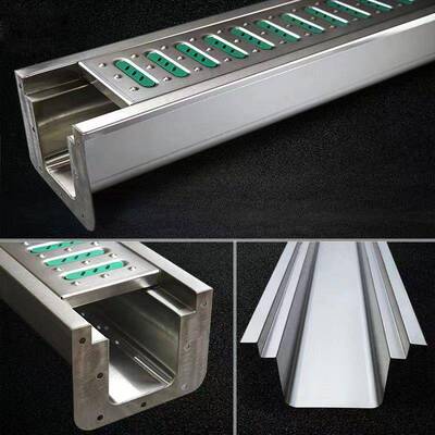 304不锈钢线性排槽水沟U槽排水槽地沟厨房下水道沟水槽KFO盖型板