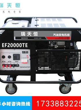 16k汽w油机发电组20kv汽油发电机EF20000TE单相220Va/38016kw汽油