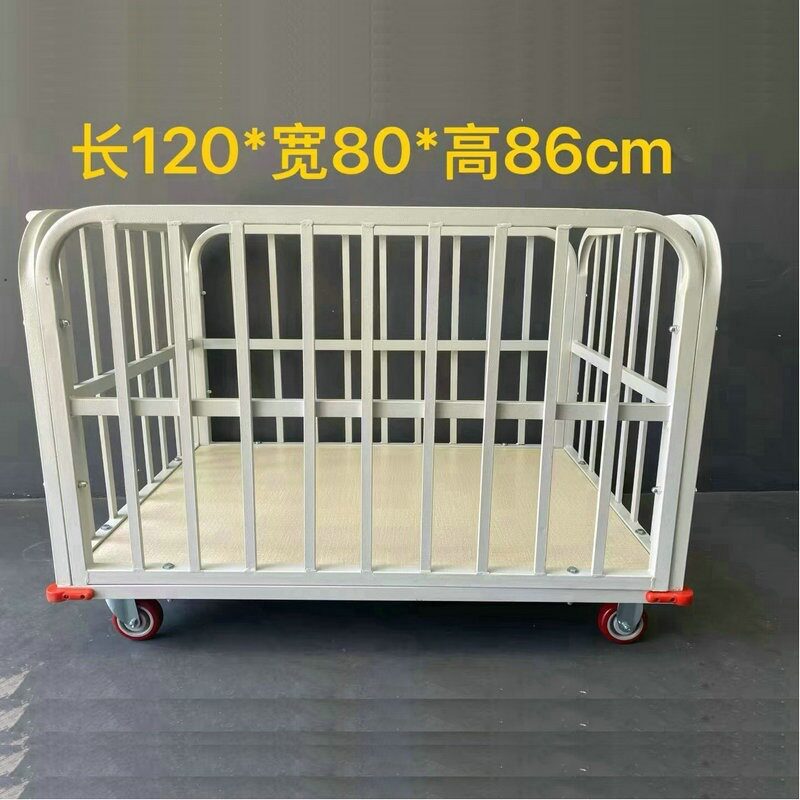 服装厂专用成品布料周转车手推车三层双层裁片车搬运车加粗加厚图片