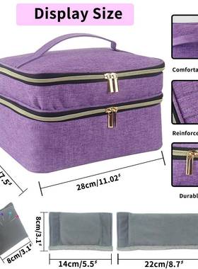 新品双层纫用品收纳袋缝纫配件包sewingsuppzlinesorgai缝e202210