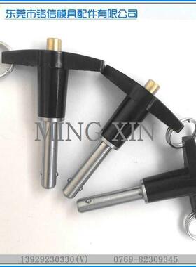 型不锈钢快卸T销替代杰WOL根斯手直快锁插柄销MS17985径16/18/19/