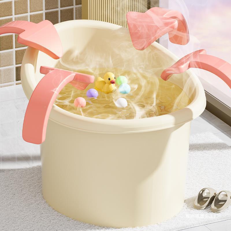儿泡澡桶宝小宝洗澡加厚浴盆浴桶孩沐浴大号LeqT0DVw婴幼可儿全身