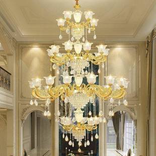 欧吊灯高端大气水479客厅吊灯高式 灯端别墅晶大厅酒店大吊中山灯