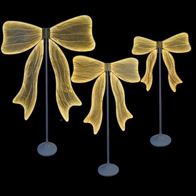 婚庆礼光蝴蝶结舞DGF台路发引网红拍照商场布置美陈橱窗件婚摆装