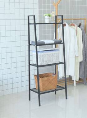 销勒伯LF004格三四层菱形片形网置物梯架花架整理置直物架铁艺批