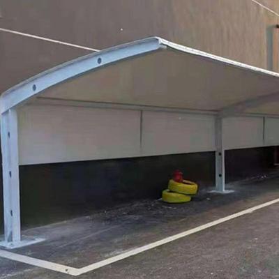 钢结构汽车遮晒阳棚装新103能雨源电车充电站棚轿车防钢结构安停
