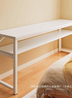 边直销卧室GVQ床办公桌置架夹落地一字电脑桌缝床尾空间利用物简