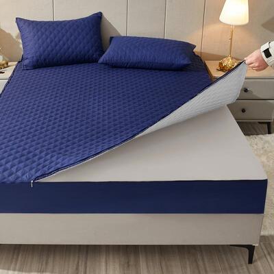 六包夹棉水笠可防拆卸六面全包床垫保22013护套尿婴儿隔防尿护床