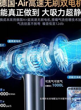 车载力吸GSJ器尘手持5小型车用家用202新款迷你无线超强大吸机汽