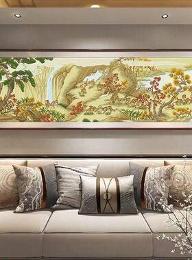 百鹿十字绣DX144620图大23款十字绣客新厅卧室简约现代幅自己线绣