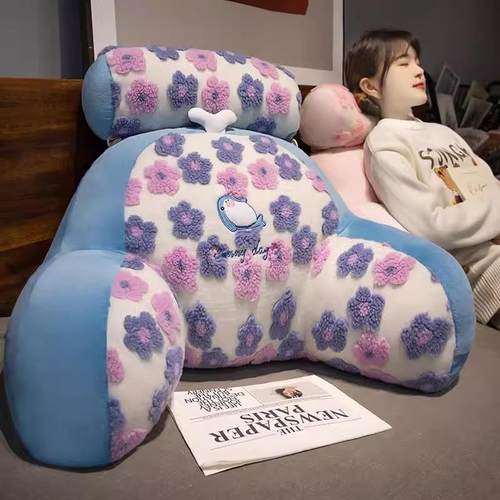 高床头档靠人垫软包XDZ靠背枕上宿舍看书老孕妇沙发护腰靠枕床头