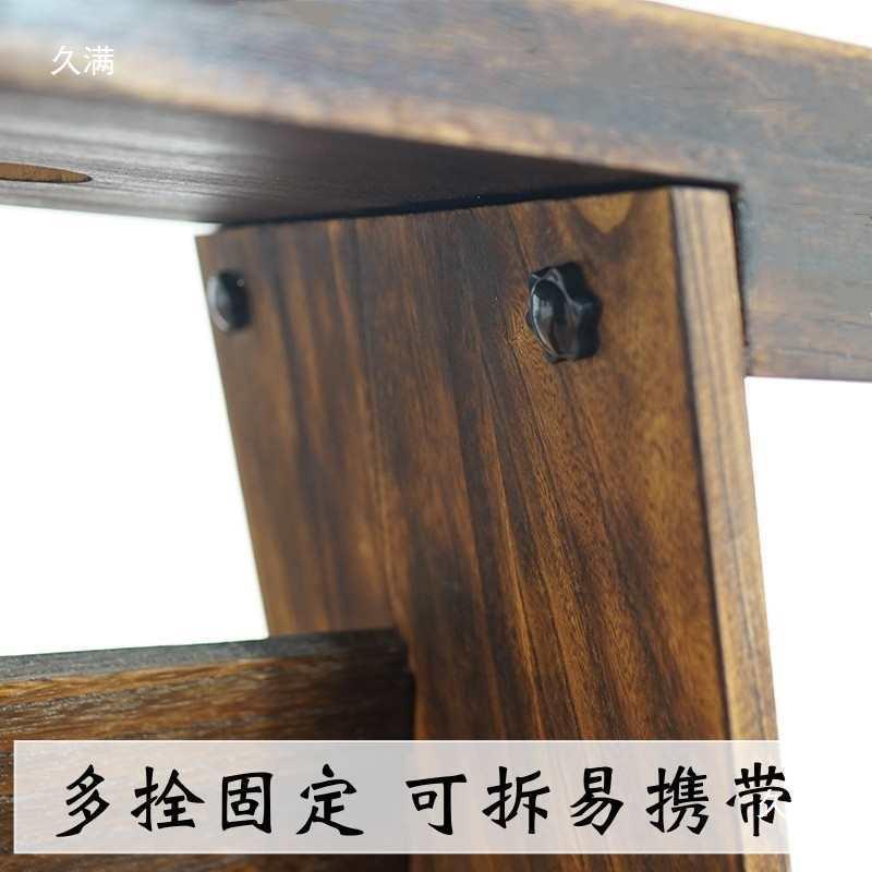 古琴桌凳木共鸣箱榻thu+u+ys桌膝桌国桌学书法桌榻榻实米桌矮桌伏