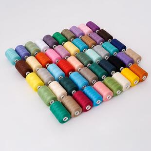 家用缝2纫机49色结实手工缝线缝衣线小纫卷线线40线302XX TZ49S缝