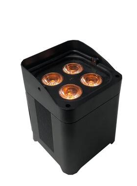 防水4颗电池灯跨境直供户外舞台灯光 4颗18瓦6色8800MAH锂电池带