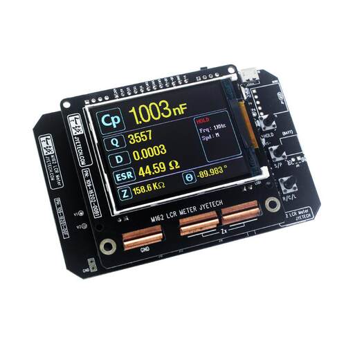 M162高精度LCR测试仪1欧以下电阻15pF电容10微亨电感快速测量 LCD