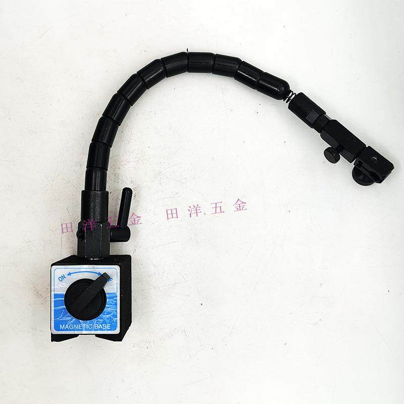 万向表座百分表杠杆千分万向磁性表座磁力表架425mm蛇形