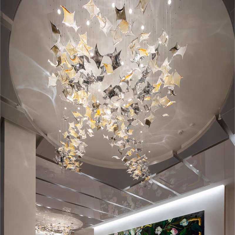 专业新款定做灯具定制后现代简约吊灯客餐厅灯样板工艺品饰品