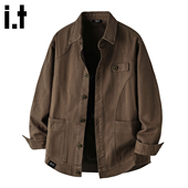 复古工装 it：fivecm美式 新款 2026春季 夹克男 重磅休闲纯棉外套男士