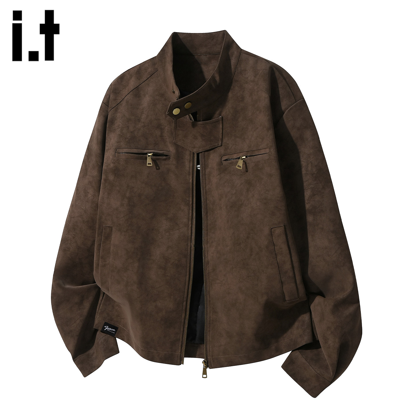it :5cm/FIVECM复古防风麂皮夹克外套男士2026冬季休闲高级感外衣,男装,夹克,淘宝优惠券,粉丝福利购,淘宝优惠卷