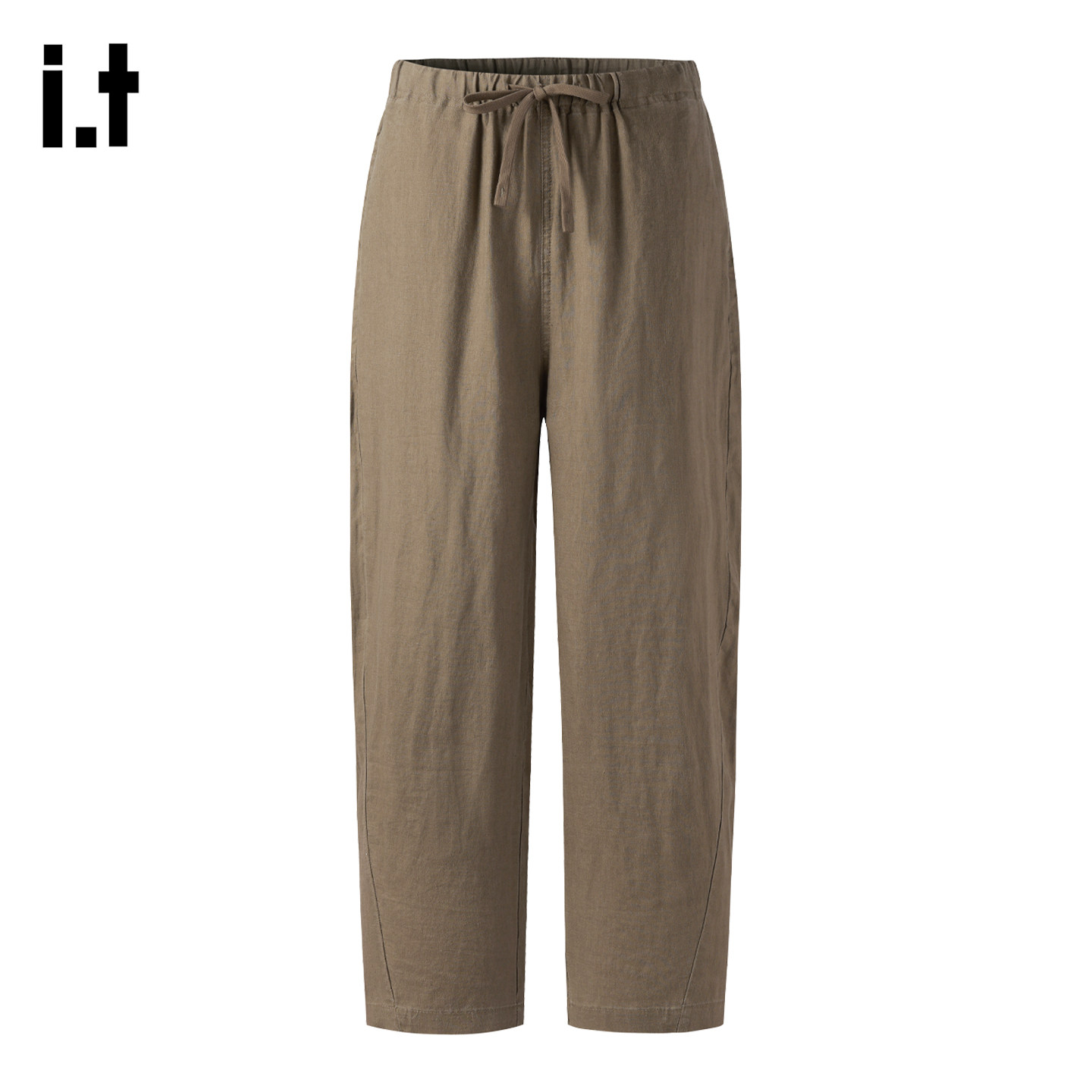 it：fivecm日系复古百搭直筒裤男士春季简约宽松系带亚麻休闲裤男,男装,休闲裤,淘宝优惠券,粉丝福利购,淘宝优惠卷