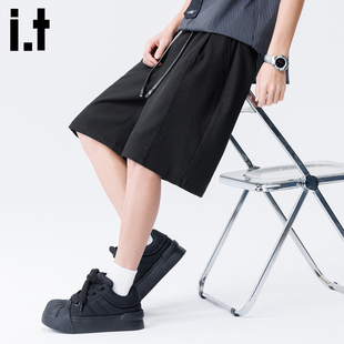 男士 休闲宽松健身训练五分裤 夏季 美式 薄款 it：fivecm潮牌运动短裤