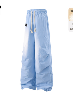 it :5cm/FIVECM蓝色90白鸭绒羽绒裤男女款2025冬季加厚保暖休闲裤