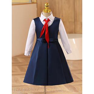 正品儿童大合唱演出演服男女童歌唱祖红国唱表演服小学生讲比赛服