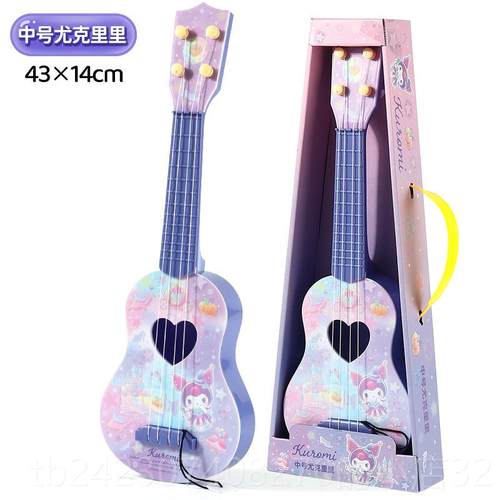 正品三丽鸥儿童小吉他小玩具初弹学者提可奏尤克里里琴女孩音乐器