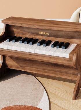 正品国I德CZAC木质小钢琴儿童电子琴初学男孩宝宝女婴儿幼儿玩具R