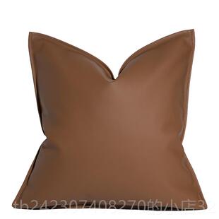 正品现代简厅约轻奢设计师黑款灰色沙发客配搭斑马纹棕色系抱枕靠