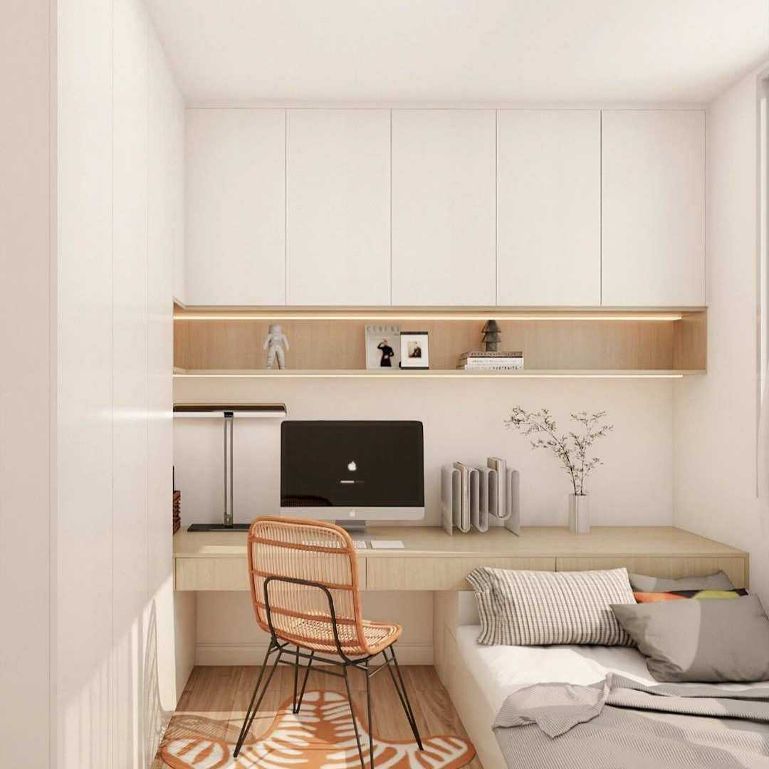 全屋定制奶油风卧室柜橱柜实木衣柜整体厨房柜书桌榻榻米工厂定做