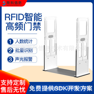 高频RFID通道门禁13.56MHz智能档案文件图书管理门禁系统防盗门
