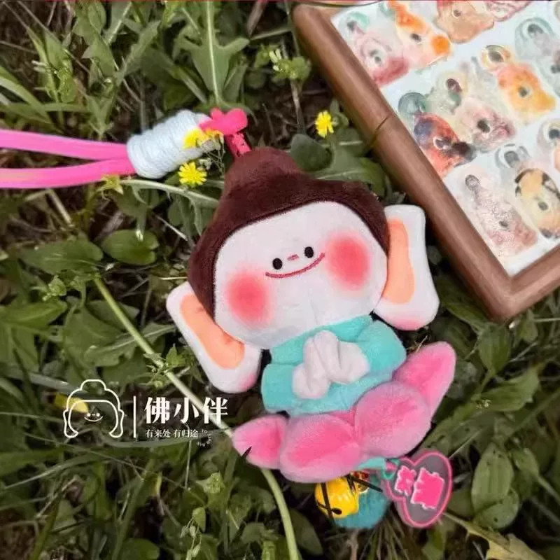 大同佛小伴莲花好礼美术馆小佛玩偶文创公仔山西车挂件毛绒钥匙扣