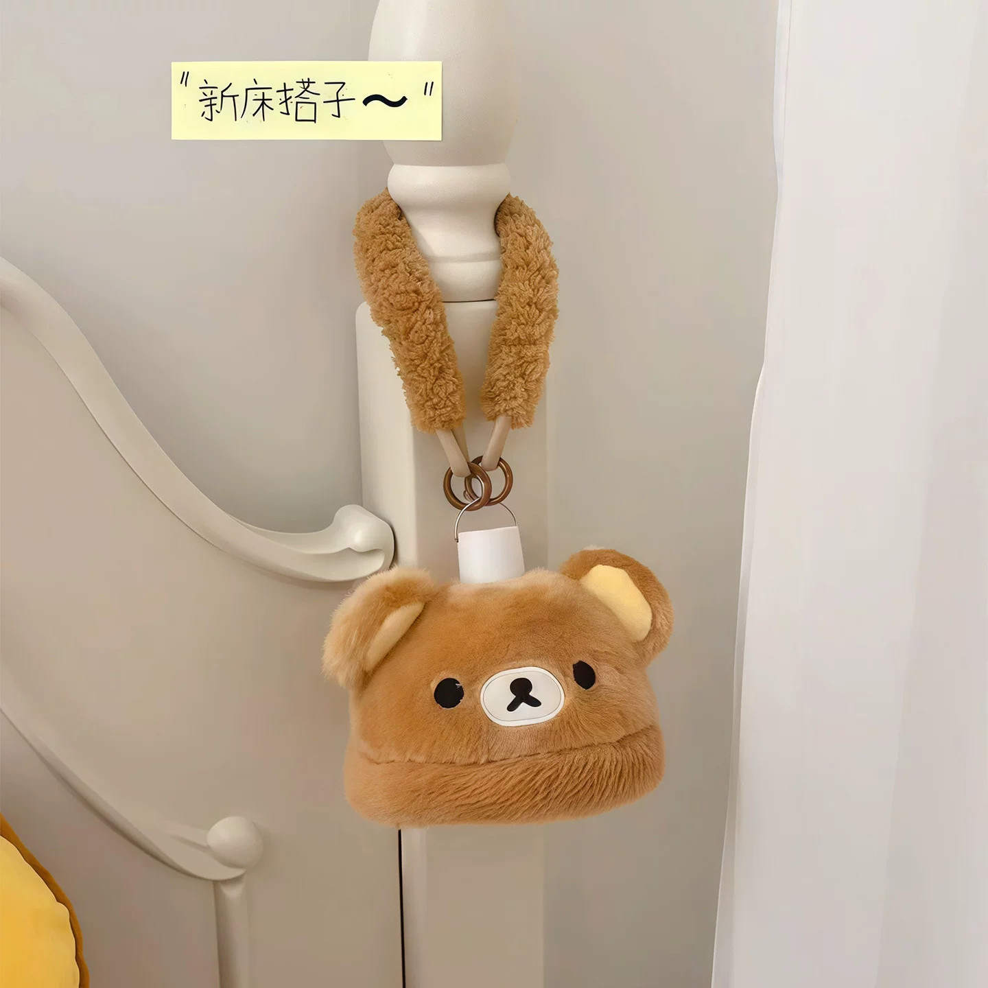 小熊夜灯学生宿舍卧室床头可挂迷你台灯高颜值睡眠灯送朋友礼物