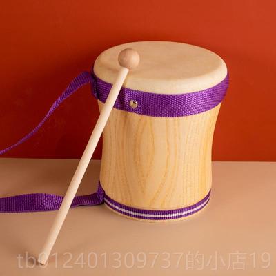 高档奥尔夫打击乐器儿童手提鼓羊皮手敲鼓幼园拍老儿鼓师用手儿童